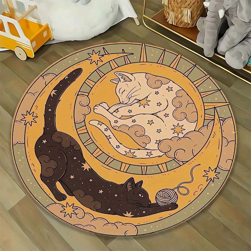 VIKAMA Yin Yang Cat Carpet Rou - Outdoor Camping Mats Large ulasan dan harga