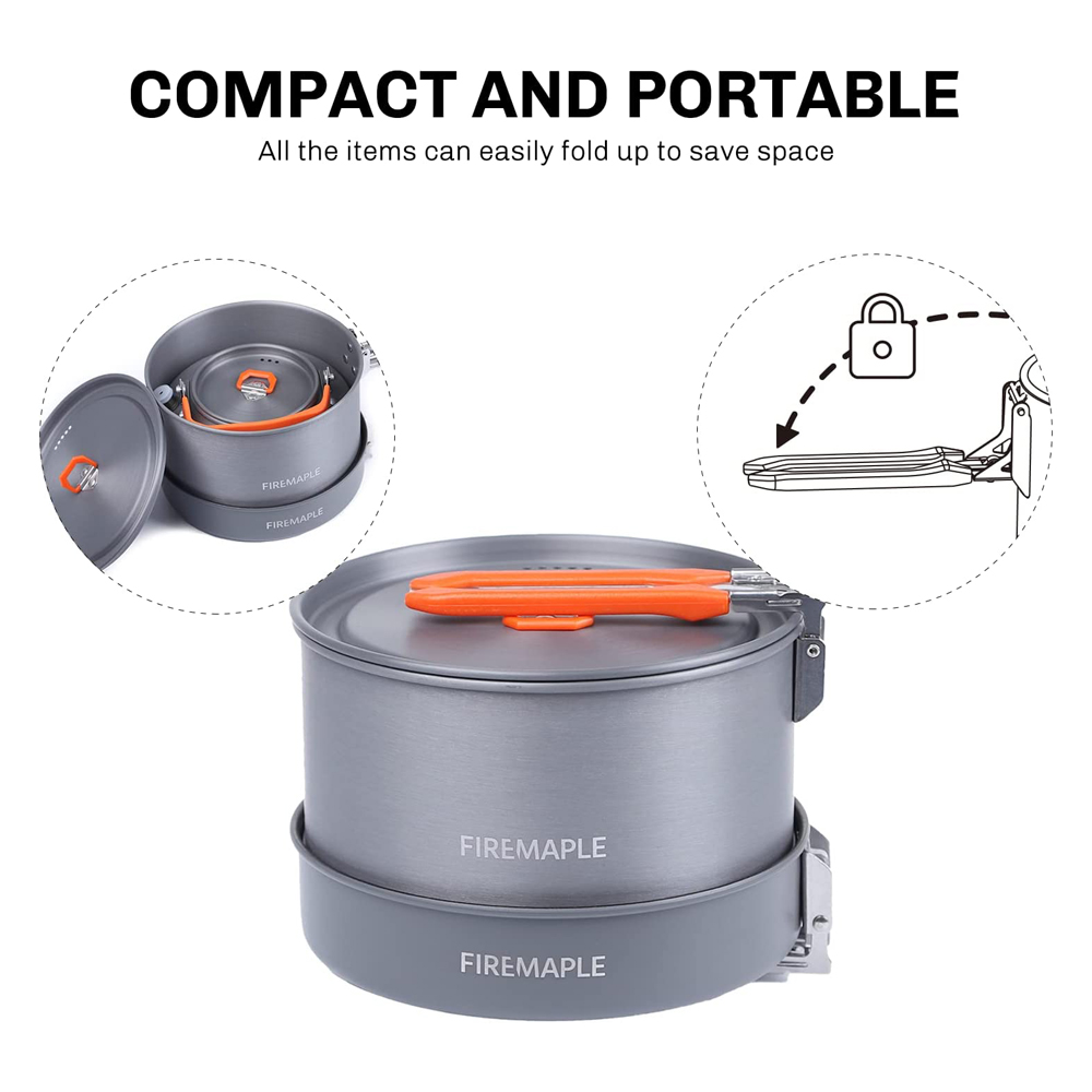 Fire Maple Camping Cookware Ut - Outdoor Camping Dining Set ulasan dan harga