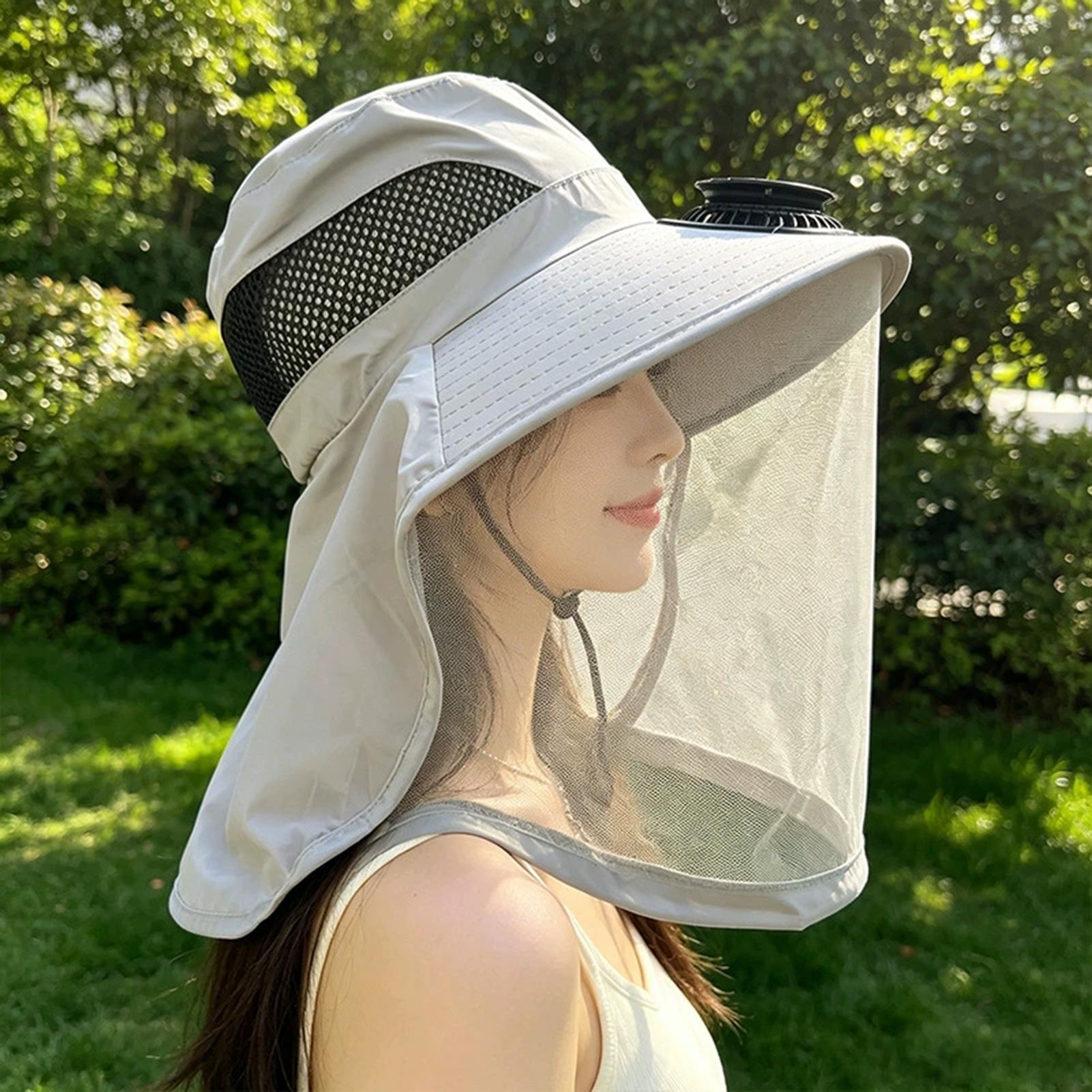 Fishing Fan Hat Outdoor Hat wi - Outdoor Camping Hat ulasan dan harga