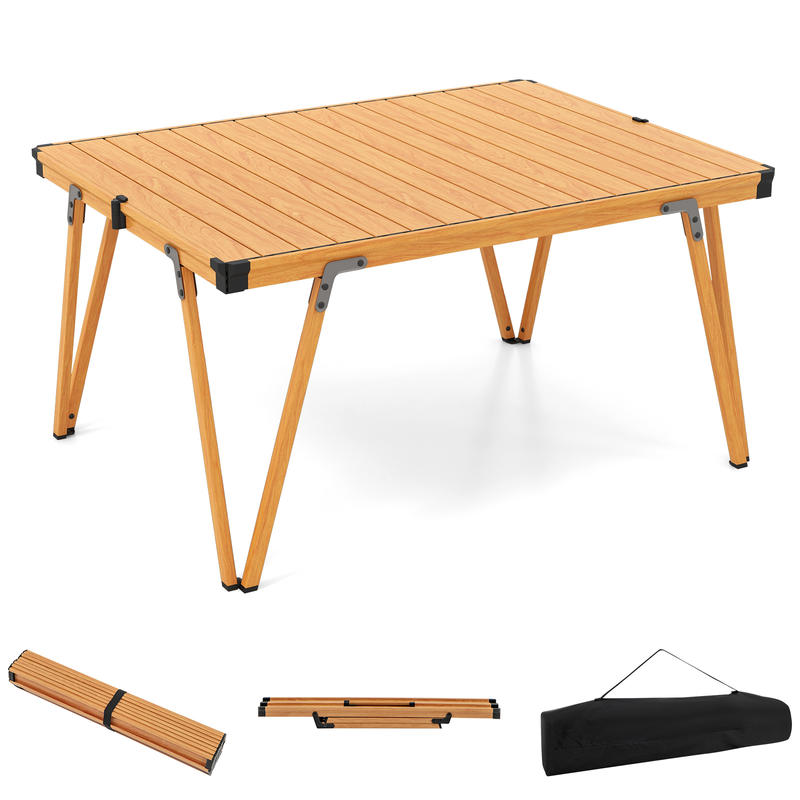 Single Folding Picnic Table 93 - Outdoor Camping Table With Storage ulasan dan harga