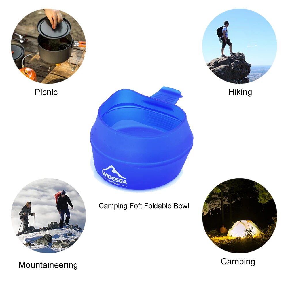 Widesea Camping 250ml Soft Fol - Outdoor Camping Dining Set ulasan dan harga