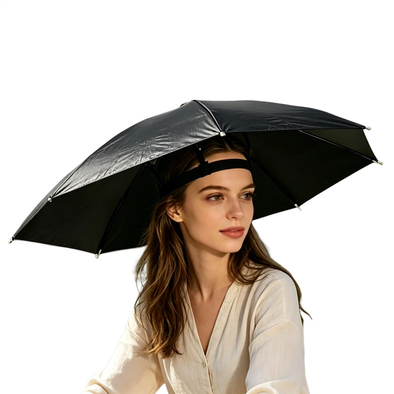 Folding Umbrella Hat Waterproo - Outdoor Camping Hat ulasan dan harga